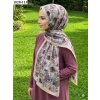 Belinda Scarf Bambu Kraş Pamuk Şal (Bej) 1028-113
