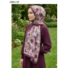 Belinda Scarf Bambu Kraş Pamuk Şal (Bordo ) 1028-119