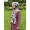 Belinda Scarf Bambu Kraş Pamuk Şal (Pudra) 1028-111