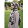 Belinda Scarf Bambu Kraş Pamuk Şal (Siyah) 205-113