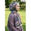 Belinda Scarf Bambu Kraş Pamuk Şal (Taş) 1027-120