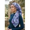 Bonjela Soft Pamuk Eşarp (gri-pembe) 1034-112