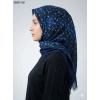 Dolce Cool Desenli Flamlı Pamuk Eşarp 1015-119