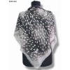 Dolce Cool Desenli Flamlı Pamuk Eşarp 1015-121
