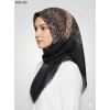 Dolce Cool Desenli Flamlı Pamuk Eşarp 1015-125