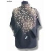 Dolce Cool Desenli Flamlı Pamuk Eşarp 1015-126