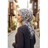 Dolce Life Desenli Sökme Boncuklu Eşarp 240-120