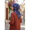 Dolce Life Desenli Sökme Boncuklu Eşarp 240-125