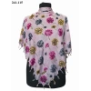 Dolce Life Desenli Sökme Boncuklu Eşarp 241-115