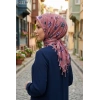 Dolce Life Desenli Sökme Boncuklu Eşarp 241-118
