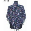 Dolce Life Desenli Sökme Boncuklu Eşarp 529-112