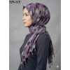 Dolce Life Desenli Sökme Boncuklu Eşarp 529-115