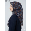 Dolce Life Desenli Sökme Boncuklu Eşarp 529-120