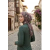 Dolce Life Desenli Sökme Boncuklu Eşarp 529-125