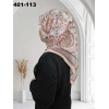 Eylül İpek Etnik Desen Soft Eşarp 401-113