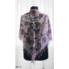 Ezgi Fashion Desenli Sökme Boncuklu Eşarp 427-111