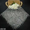 Firuze Desenli Sökme Boncuklu Eşarp 436-125