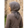 Locella Soft Pamuk Eşarp (Bej-Kahve) 297-127