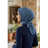 Locella Soft Pamuk Eşarp (Petrol) 297-126