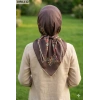 Locella Soft Pamuk Eşarp (Kahverengi) 1050-112