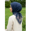 Locella Soft Pamuk Eşarp (Lacivert) 1050-119