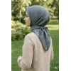 Locella Soft Pamuk Eşarp (Siyah Gri ) 1031-120