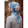 Mismarascarf Desenli Bambu Kraş Pamuk Eşarp 307-125