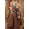 Mismarascarf Desenli Bambu Kraş Pamuk Eşarp 307-131