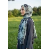 Moon Scarf Bambu Kraş Pamuk Şal (Gri Yeşil) 1052-116