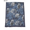 Moon Scarf Bambu Kraş Pamuk Şal (Lacivert) 203-117