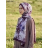 Moon Scarf Bambu Kraş Pamuk Şal (Mürdüm) 1052-114