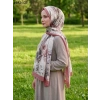 Moon Scarf Bambu Kraş Pamuk Şal (Pişmiş Ayva) 1052-123