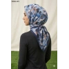 Moon Scarf Desenli Bambu Pamuk Eşarp 1010-115