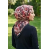 Moon Scarf Desenli Bambu Pamuk Eşarp 1010-118