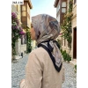 MoonScarf Desenli Bambu Pamuk Eşarp 262-116