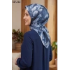MoonScarf Soft Pamuk Eşarp (Gri) 327-114