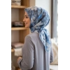 MoonScarf Soft Pamuk Eşarp (Mavi) 329-113