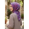 MoonScarf Soft Pamuk Eşarp (Mürdüm) 328-119