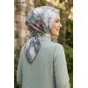 MoonScarf Soft Pamuk Eşarp (Yeşil) 329-117