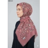 Polo İst Desenli Flamlı Pamuk Eşarp 1005-123