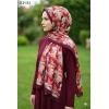 Sharell Bambu Kraş Pamuk Şal (Bordo) 212-112