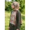 Sharell Bambu Kraş Pamuk Şal (Yeşil) 212-118