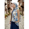 Sharell Fransız İpeği Şal (Lacivert) 248-114