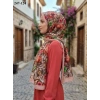 Sharell Fransız İpeği Şal (Pişmiş Ayva) 247-124
