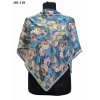 Sharell Gül Desenli Soft Pamuk Eşarp 301-118