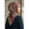 Sharell Leopar Desenli Soft Pamuk Eşarp 304-116