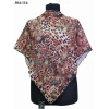 Sharell Leopar Desenli Soft Pamuk Eşarp 304-116