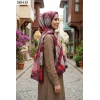 Sharell Soft Pamuk Şal (Bordo Serisi) 245-113