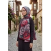 Sharell Soft Pamuk Şal (Bordo Serisi) 245-116