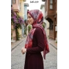 Sharell Soft Pamuk Şal (Bordo Serisi) 245-119